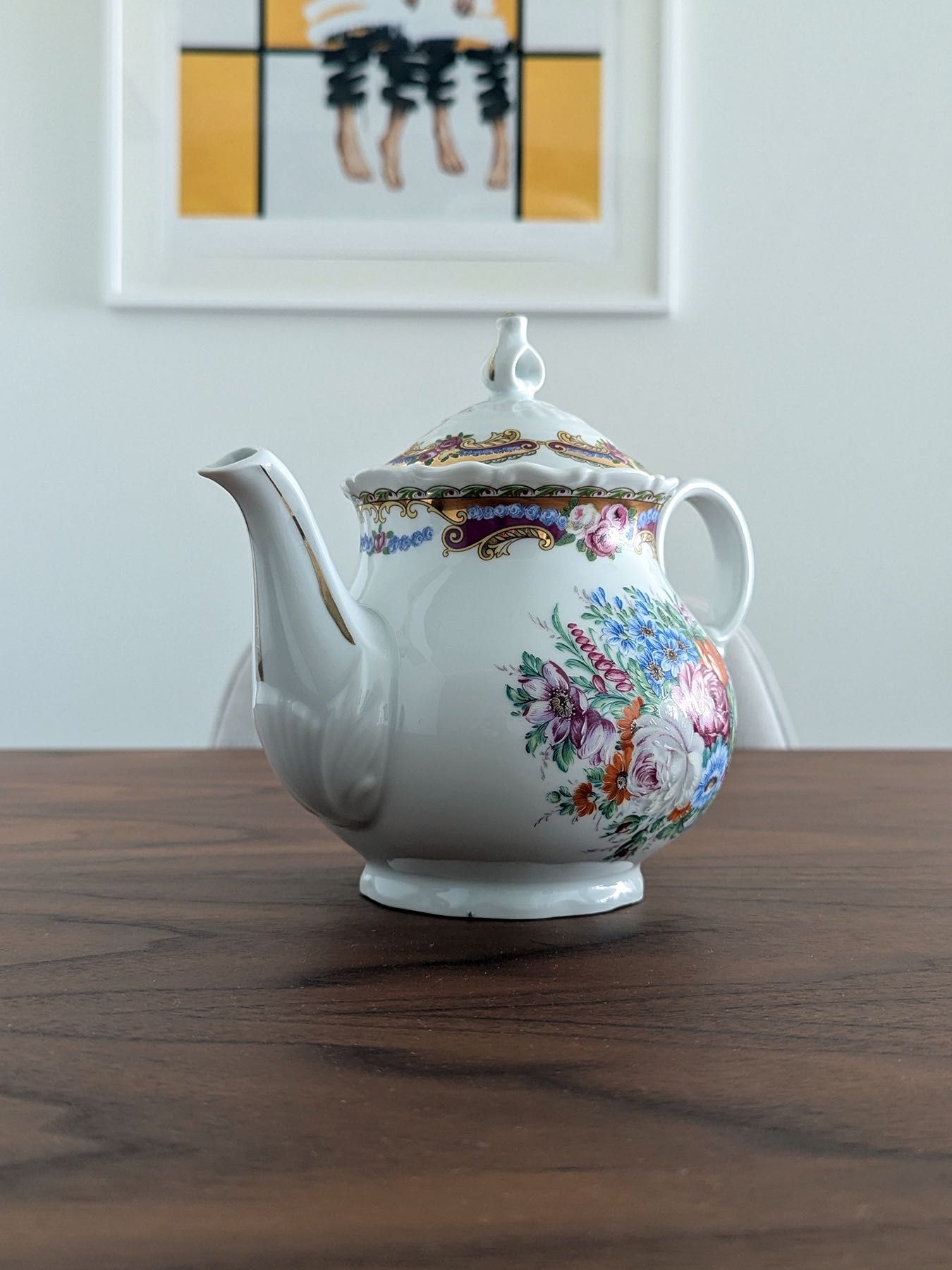 Bule de chá - Porcelana - T. Limoges