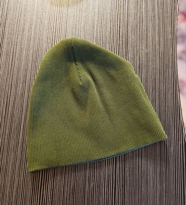 Czapka jesienna khaki dwuwarstwowy