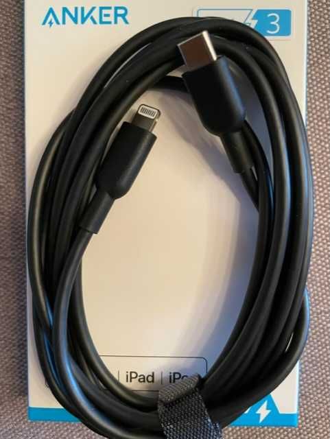 Кабель Anker lightning - USB C 1,8 m, сертифіковано Apple iPhone, iPad