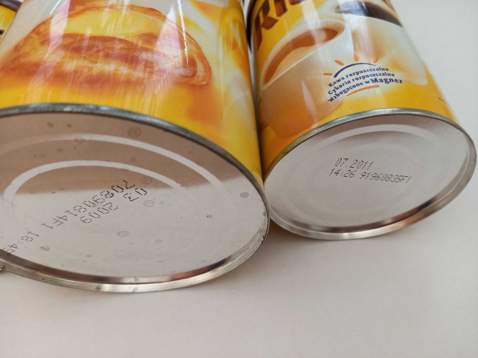 Puszki pojemniki do przechowywania kuchnia puszki po kawie Ricore