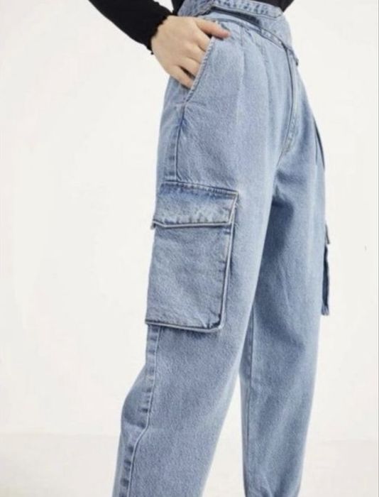 джинсы карго/бананы/слоучи