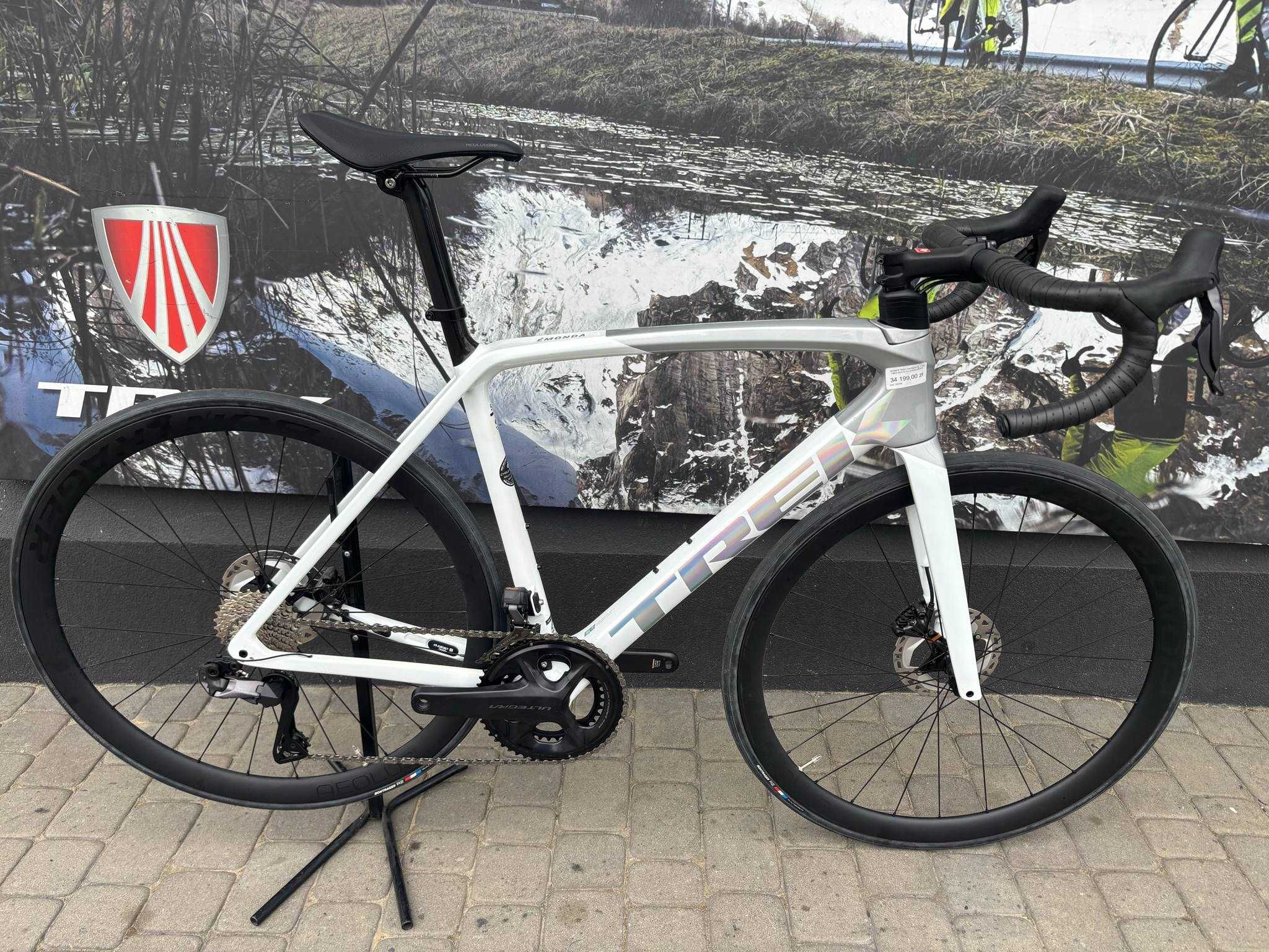 Rower Trek Emonda SL 7 56 White/Quicksilver