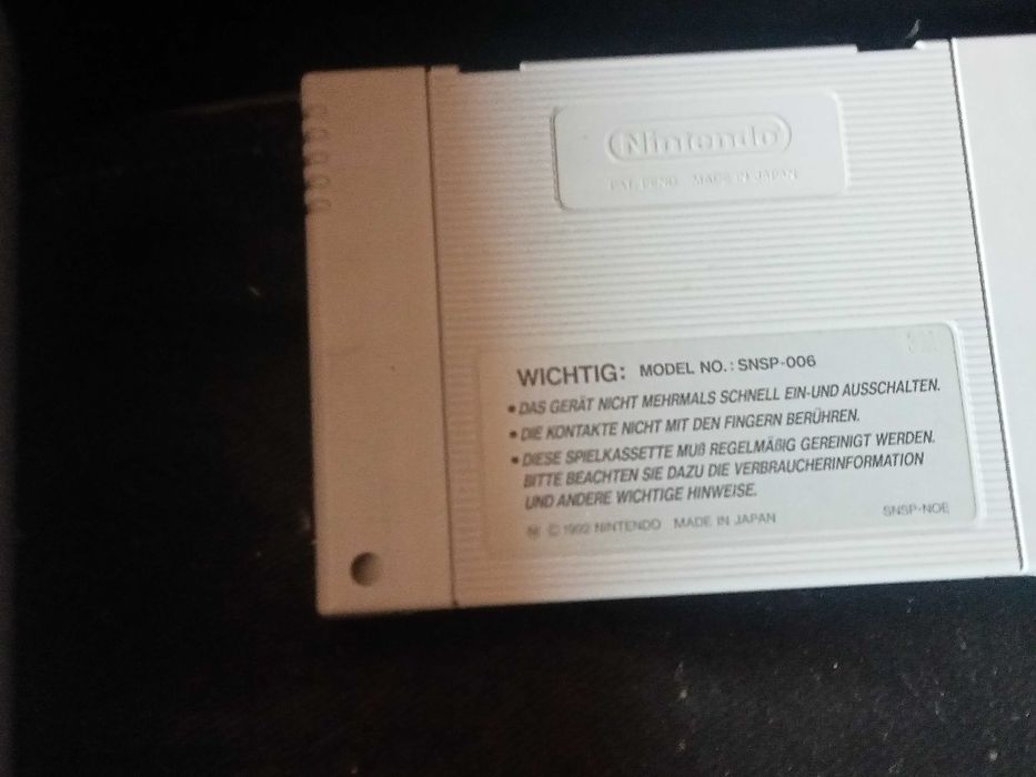 Stare Nintendo 1 Gra Super Mario Okablowanie 2x Joystick Stan Idealny