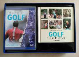 Embalagem com livro + DVD sobre Golf