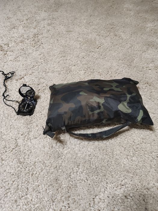 Дождевик (плащ-накидка) с капюшоном и чехлом камуфлированный Украина