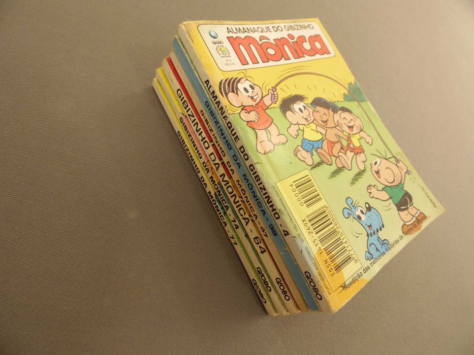 Lote de 3 Livros Gibizinho da Mónica