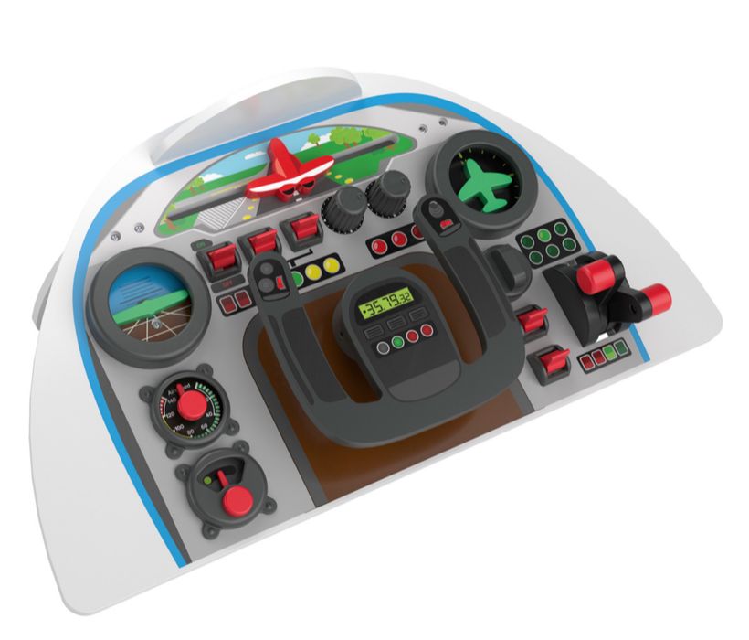 Playtive Drewniany Kokpit samolotu 3+