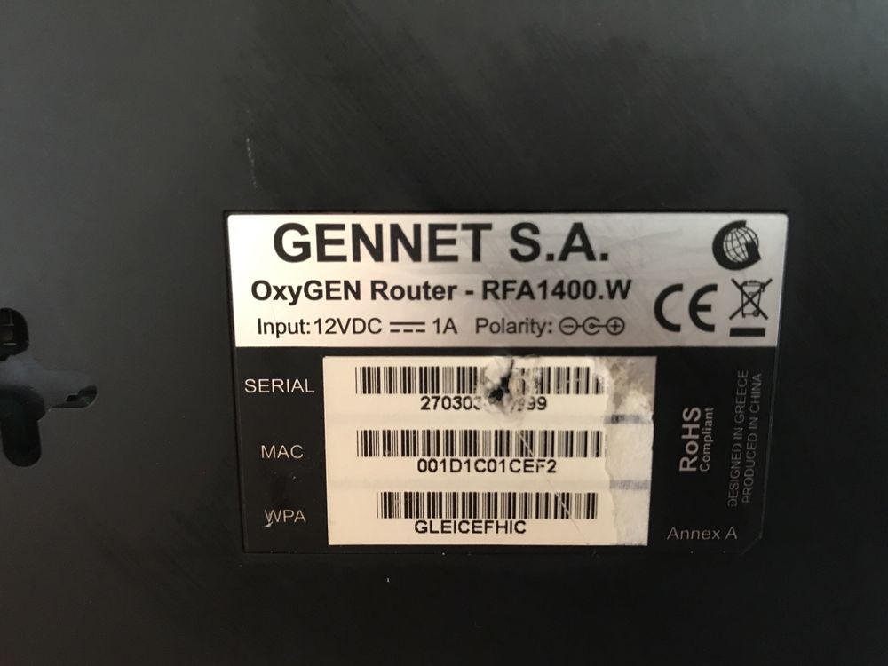 Router Gennet OxyGEN  RFA 1400W