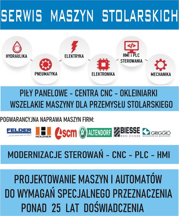 serwis maszyn stolarskich