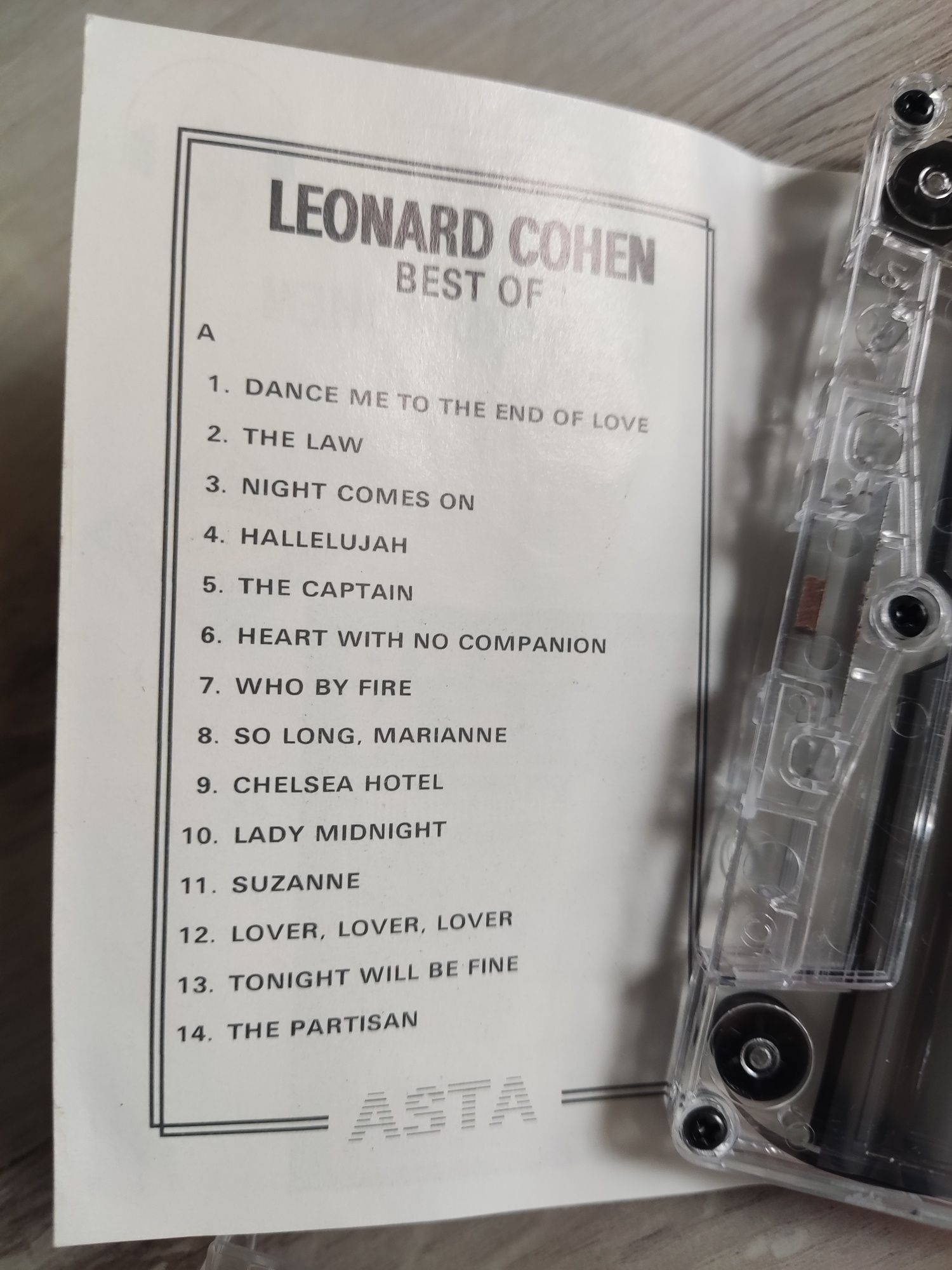 LEONARD COHEN !!! 2 kasety BEST OF i So Long, MARIANNE ! magnetofonowe