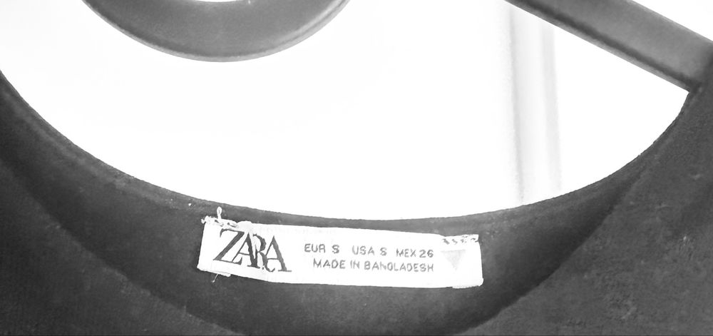 Sukienka czarna midi zara S 36 asymetryczna