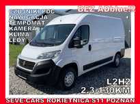 Fiat DUCATO L2H2 klima 2.3jtd kamera tempomat navi pdc  L2H2, 2.3 JTD, klima, navi, tempomat, kamera, czujniki pdc