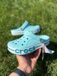 Крокс крокси баябенд жіночі блакитні  crocs bayaband женские кроксы