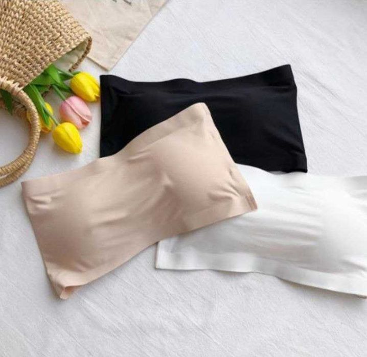 Топ безшовний з чашками / Бандо бюстлальтер