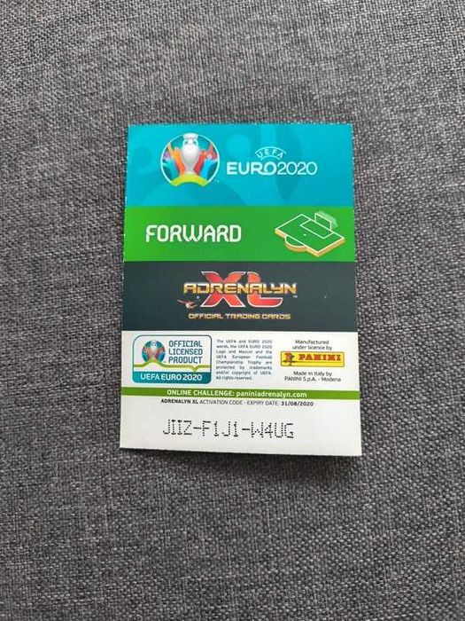 Karta kolekcjonerska euro 2020 Panini Krzysztof Piątek