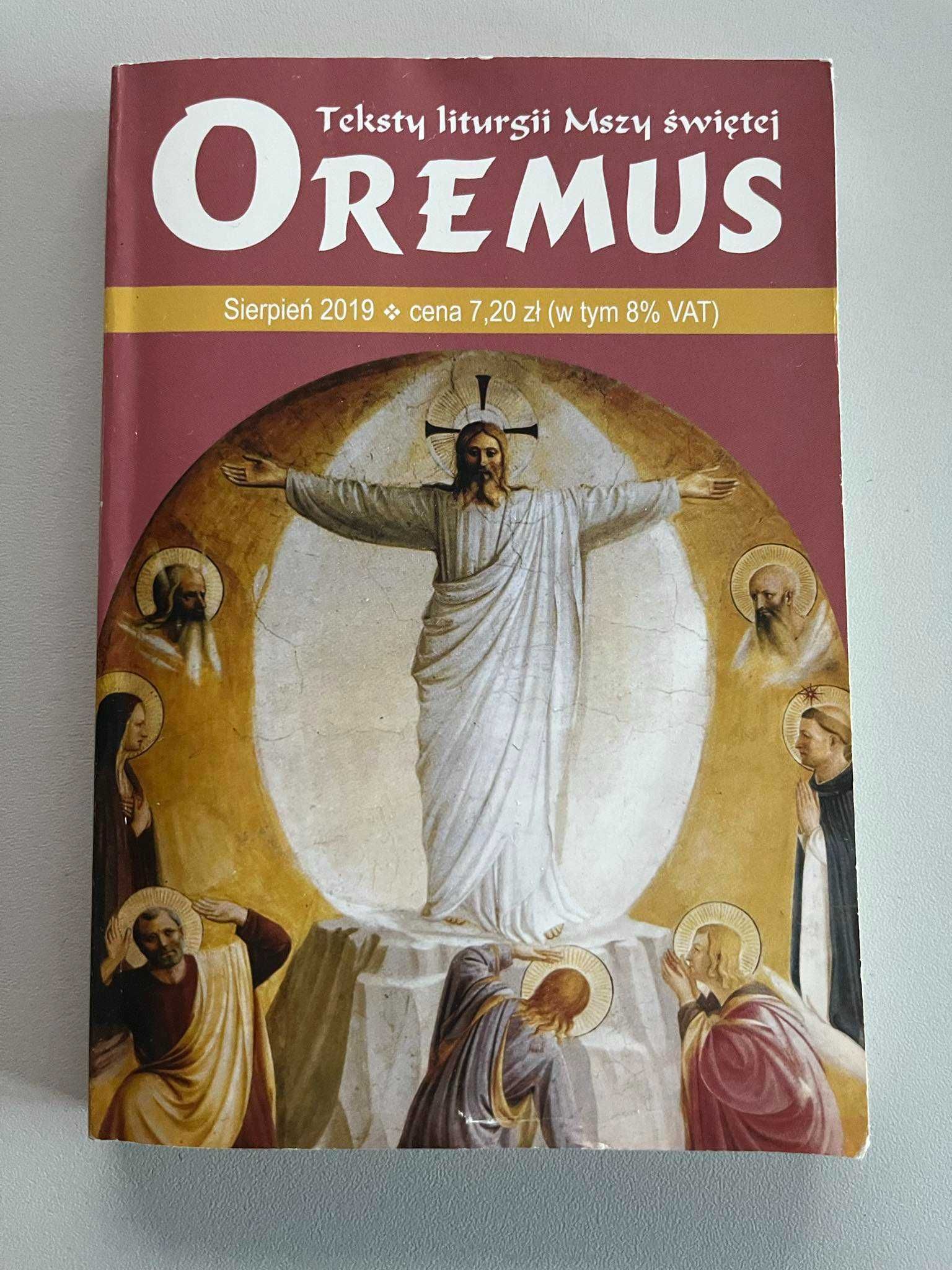 Książka Oremus. Teksty liturgii Mszy świętej - Sierpień 2019