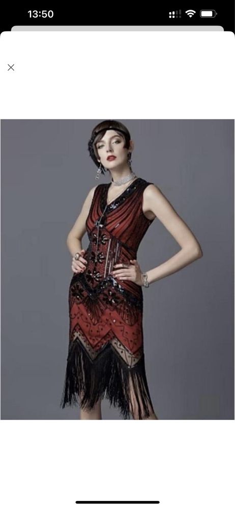 Чорне плаття з бахромою в стилі Гетсбі, Одрі Хепберн, 20х Бонні та Кла