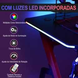 NOVA - Mesa de Gaming com LED RGB
