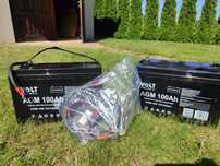 Sprzedam zestaw 2x akumulatory volt 100ah + balacer 24vdc