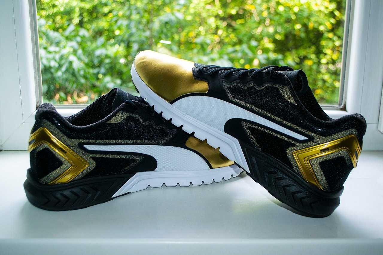 ‼️кросівки бігові Puma IGNITE usain bolt gb black/gold 44 р. оригінал