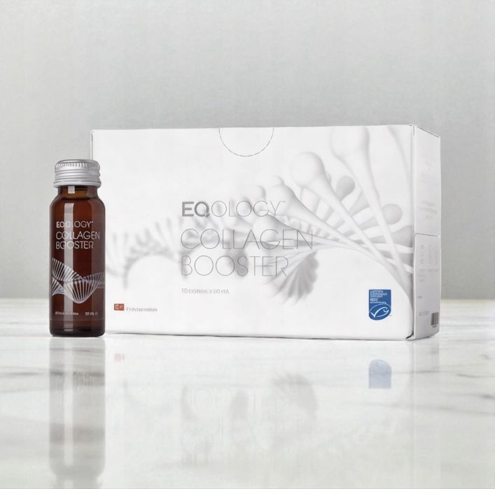 Eqology Collagen Booster 10x50ml | Kolagen Morski + Kwas Hialuronowy