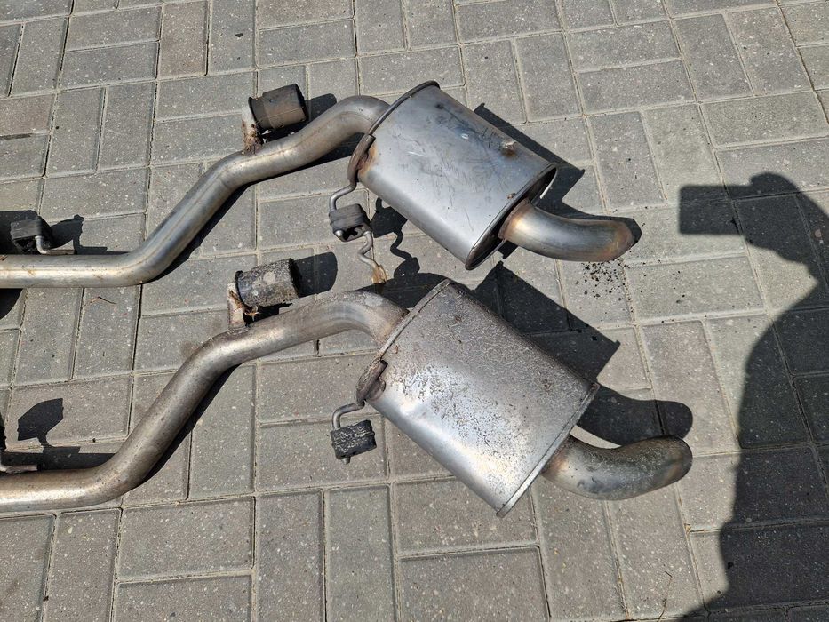 BMW 1 E87 118d 120d M47 2.0d Wydech Tłumik Środkowy Komplet BDB