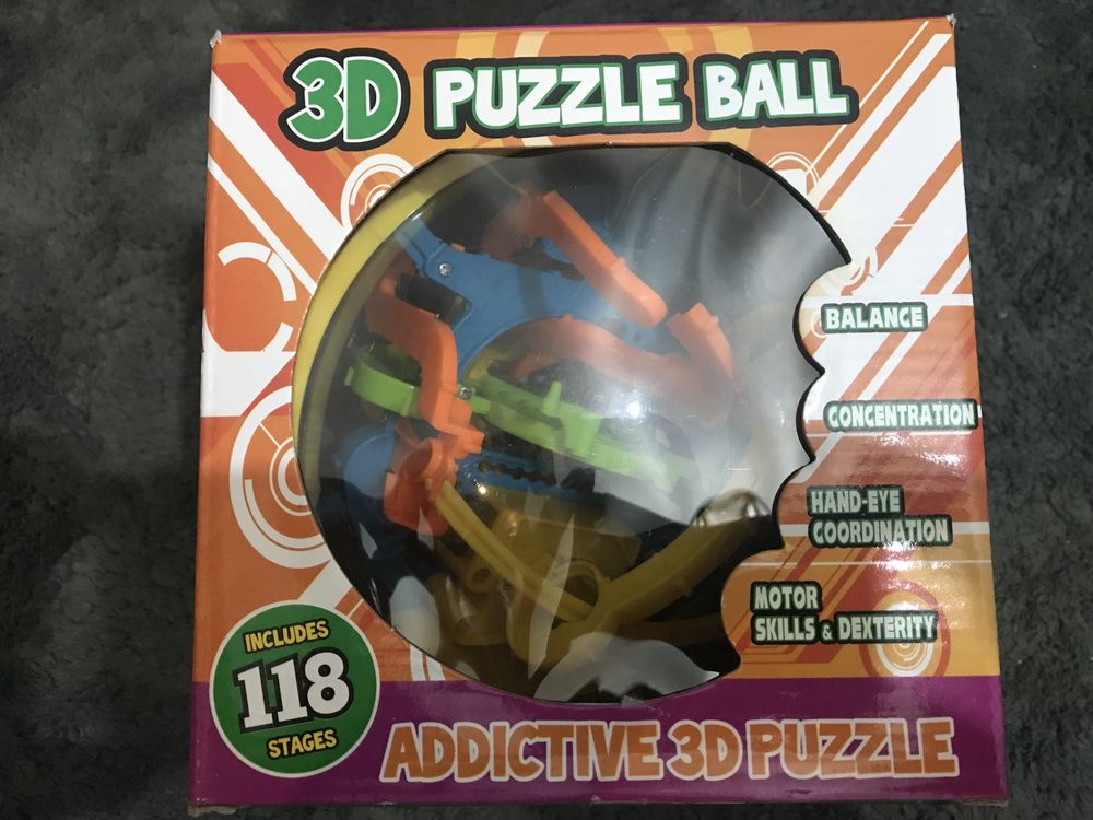 3D Puzzle Ball gra zręcznościowa logiczna labirynt