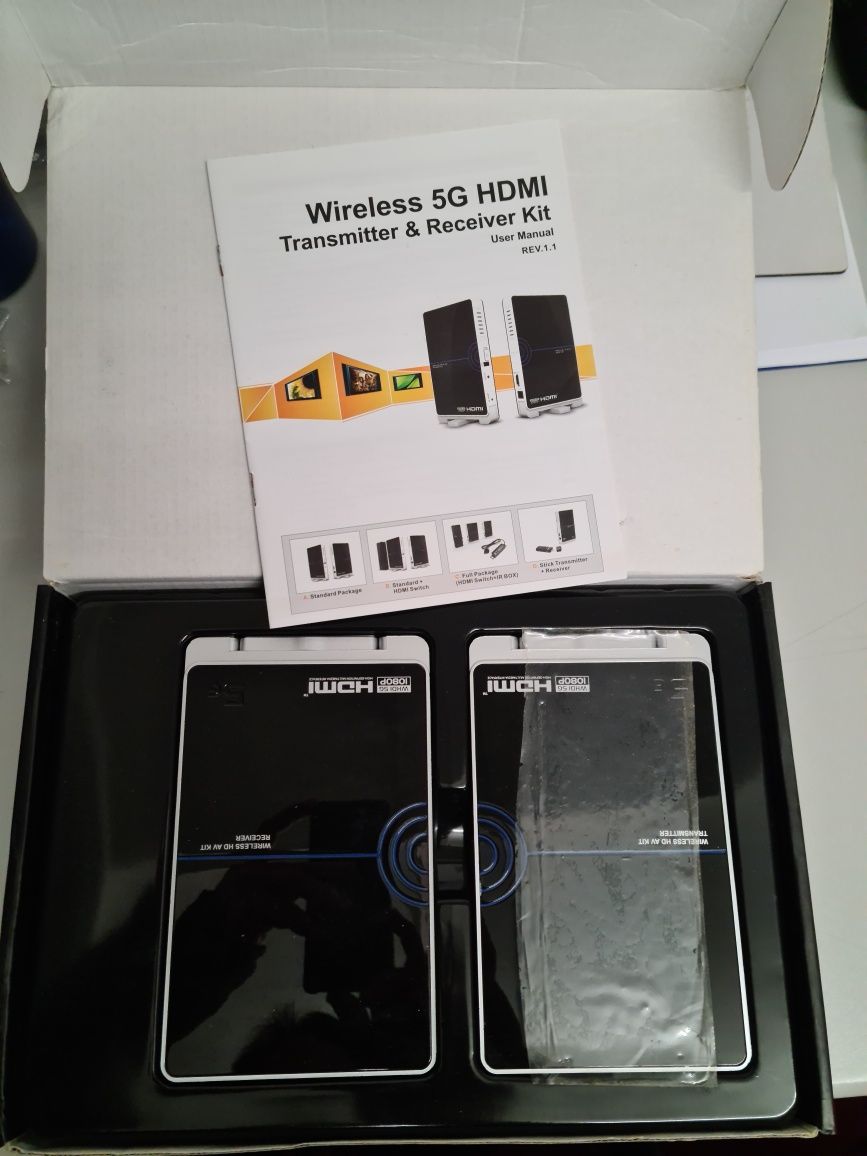 Kit HDMI sem fios - novo na caixa