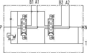 ROZDZIELACZ Hydrauliczny Elektryczny 4 SEKCYJNY 80L 12V [3262]