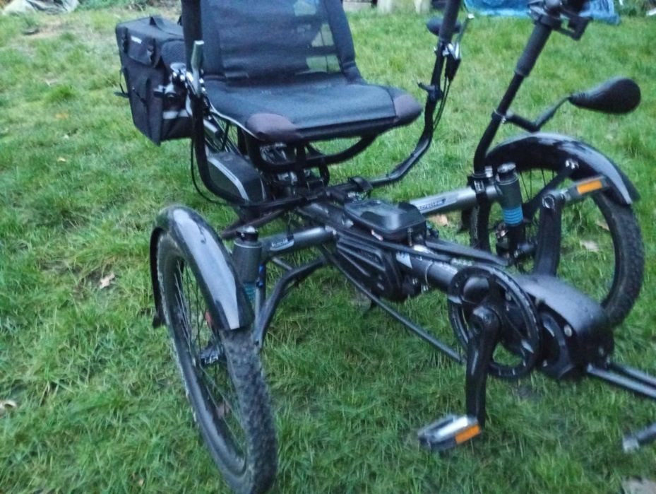 Rower poziomy trójkołowy Scorpion plus