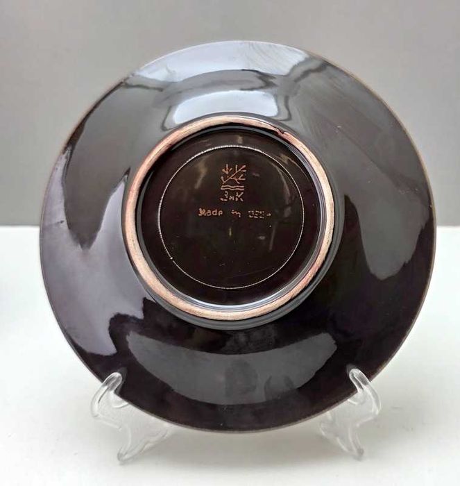 Komplet ceramicznych talerzyków - Ussr - lata 60-te