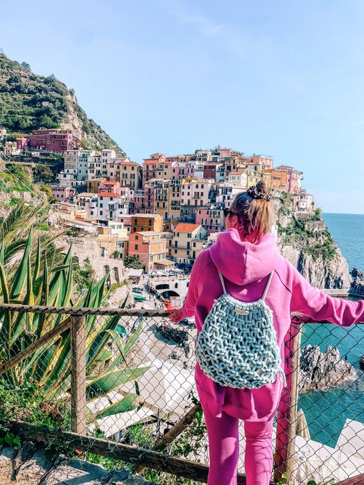 Worek plecak workoplecak makrama boho hippie handmade torba rękodzieło