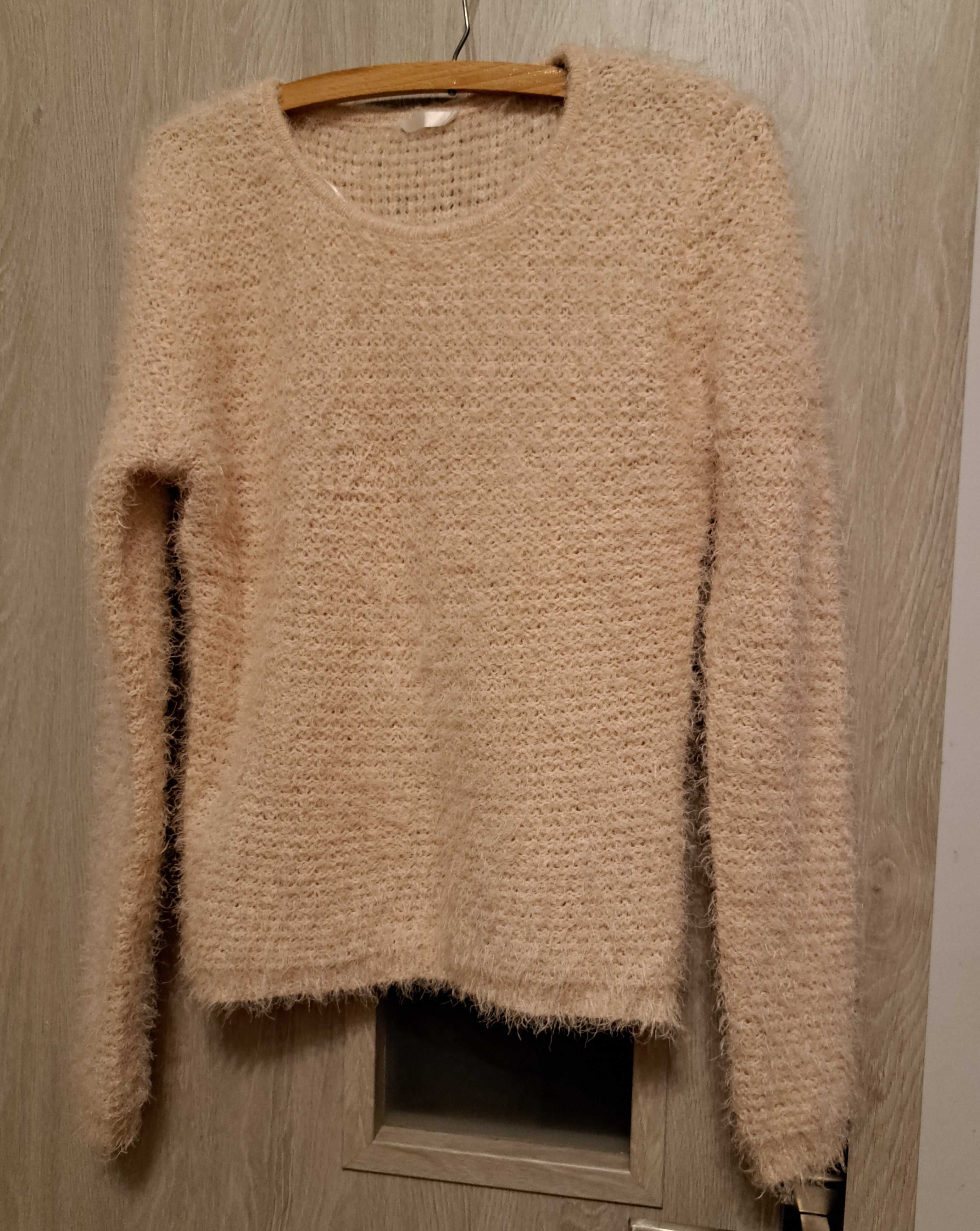 Morelowy sweter damski rozmiar L