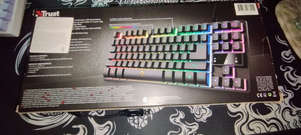 Клавиатура Terrast GXT 833 THADO TKL 87K – Отличное состояние!