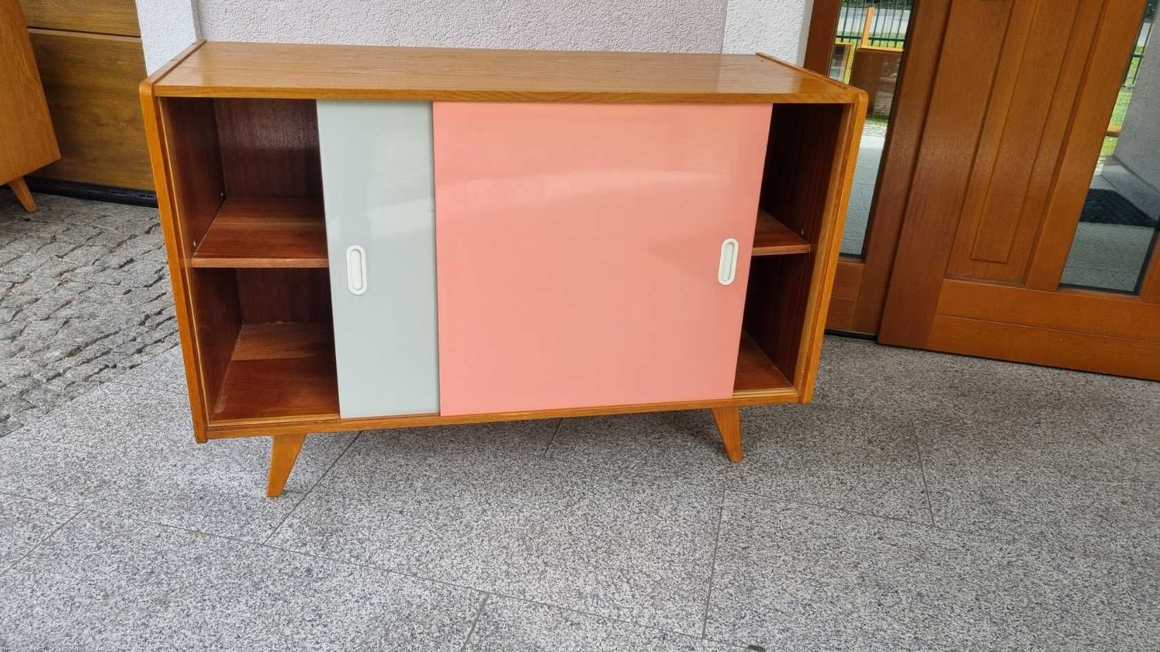 Komoda Vintage Design PRL U-452 Jiroutek lata 60 Czechosłowacja