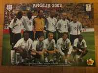 Anglia 2002 - plakat z gazety "Piłka Nożna"