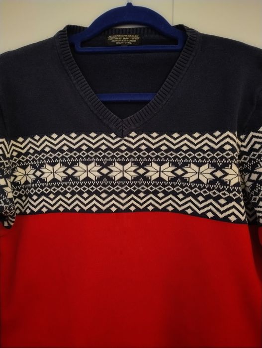 Sweter zimowy męski M