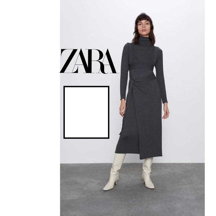 Zara тепле ніжне плаття