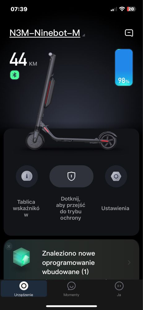 Hulajnoga elektryczna Segway Ninebot.