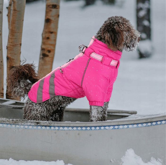 Wodoodporna Ciepła Wysokiej Jakosci  Kurtka Dla Psa L