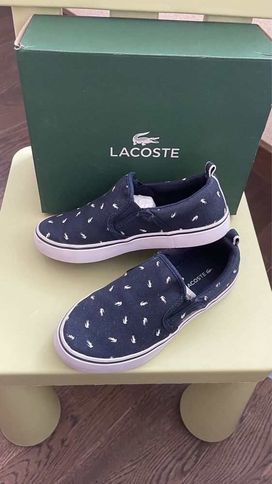 Мокасины кеды Lacoste