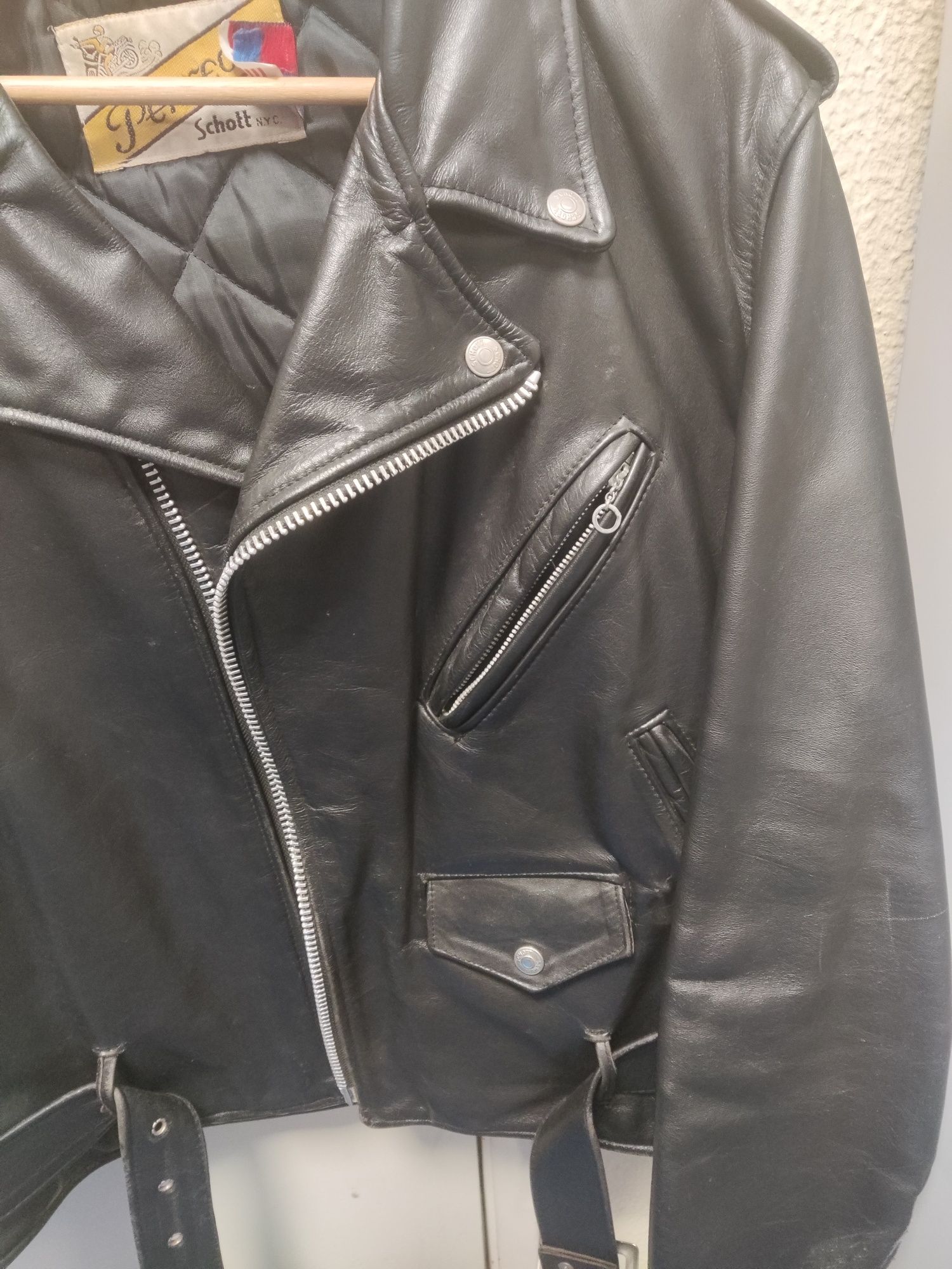 Classic Schott Perfecto Leather Motorcycle Jacket