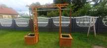 Pergola ogrodowa drewniana