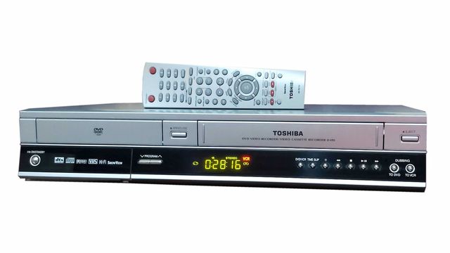 TOSHIBA Nagrywarka DVD-VCR Combo ~ Przegraj VHS na DVD