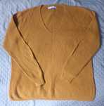 Musztardowy sweter damski Mango rozmiar M