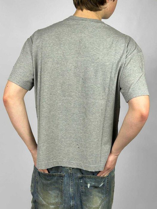 Футболка сіра Acne Studios серая archive opium distressed M L S