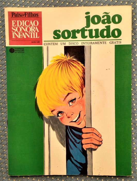 Livro 26x35cm "João Sortudo" Pais & Filhos - Ótimo Estado!
