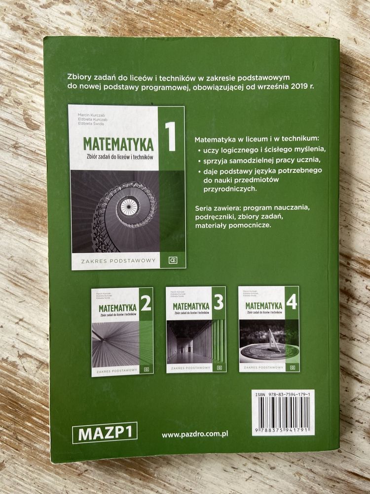 podręcznik do matematyki klasa 1 (zakres podstawowy)