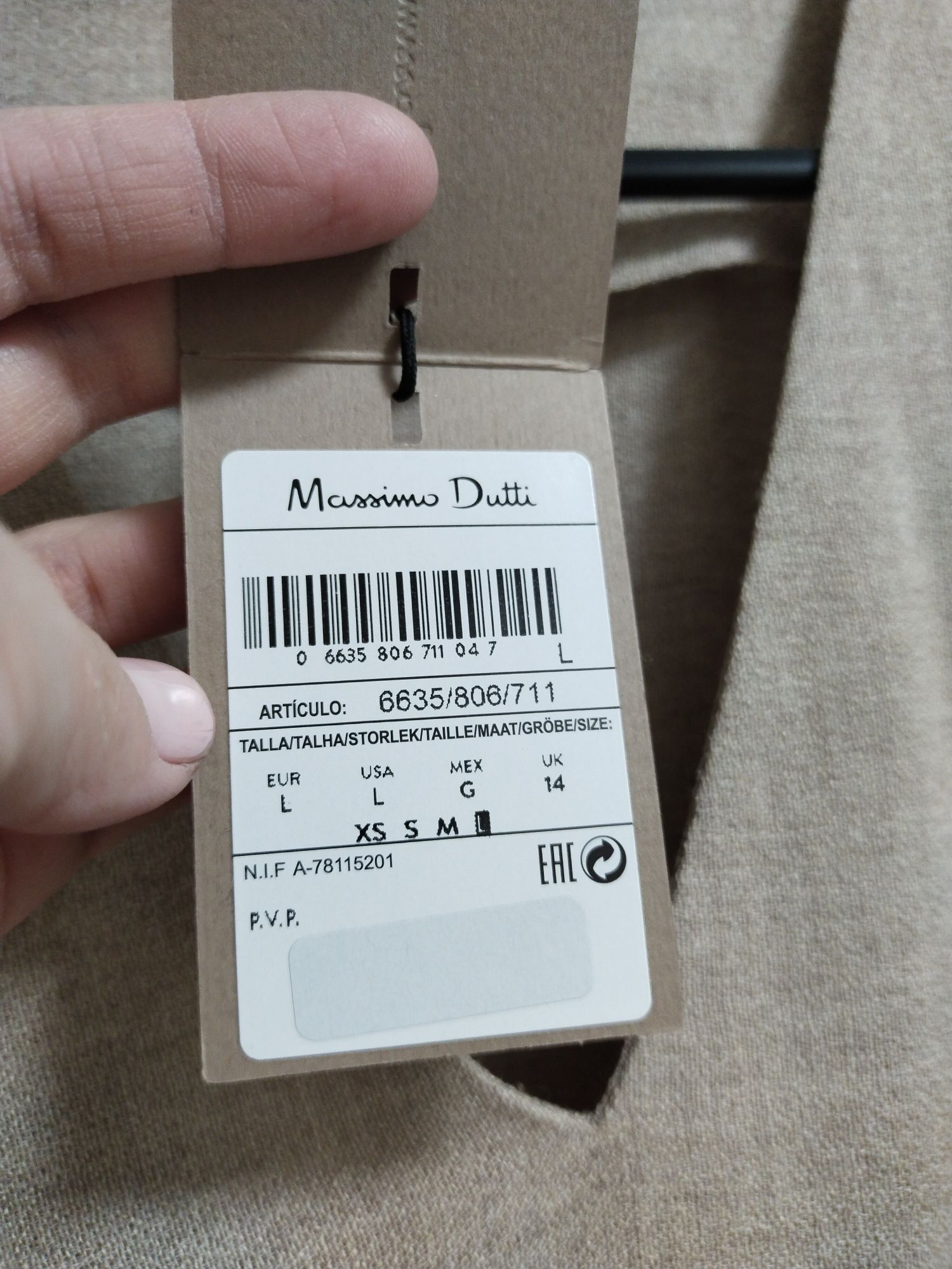 Нове плаття Massimo Dutti Л розміру (14 р.)