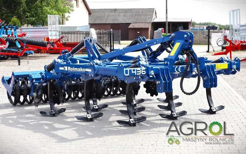 Agregat bezorkowiec Rolmako u436 premium wał daszkowy tandem uring